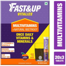 Deals, Discounts & Offers on  - FAST&UP Vitalize - Immunity Essential Multivitamin For Men & Women(3 x 20 Tablets)