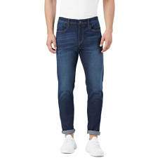 Deals, Discounts & Offers on Men - INKD Men's Contrast Stitch Stretchable Slim Fit Jeans