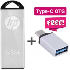 Deals, Discounts & Offers on Storage - HP GNS v220w 128 GB Pen Drive(Silver)
