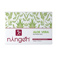 Deals, Discounts & Offers on  - Ningen Aloe Vera Bathing Bar (Soap) I Handmade, Natural Ingredients, Paraben Free, Irritation Free I Hydrates and Soothens Skin I 100g