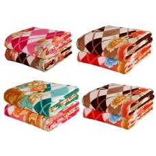 Deals, Discounts & Offers on  - BSB HOME All Season Multipurpose Polar Fleece Single Bed Printed Assorted Multicolor Light Weight Blanket (Set of 6, 90 x 60 inches) - Prime Collections