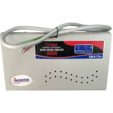 Deals and Offers on Home Appliances - Microtek EM4170+ (170v to 270v+-5v) Voltage Stabilizer (for AC Upto 1.5 Ton)(Grey) Deals, Discounts & Offers on Home Appliances - Microtek EM4170+ (170v to 270v+-5v) Voltage Stabilizer (for AC Upto 1.5 Ton)(Grey)