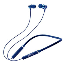 Deals, Discounts & Offers on Headphones - PTron Tangentbeat in-Ear Bluetooth Wireless Headphones with Mic, Punchy Bass, 10mm Drivers, Clear Calls, Dual Pairing, Fast Charging, Magnetic Buds, Voice Assist & IPX4 Wireless Neckband (Dark Blue)