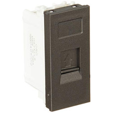 Deals, Discounts & Offers on Home Improvement - Havells ORO RJ11 Socket W/O Shutter ORO (Magnesium Grey, Pack of 10)