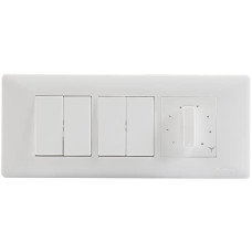 Deals, Discounts & Offers on  - Havells Crabtree Anti Viral Switch (Athena) Combo of 6 M Plate, 10 AX Switch & 2M Fan Regulator, White (Kit 8)