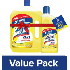 Deals, Discounts & Offers on  - Lizol Disinfectant Surface Cleaner Citrus(2 x 1250 ml)