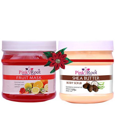Deals, Discounts & Offers on Beauty Care - Pink Root Fruit Mask 500gm with Shea Butter Cream 500gm