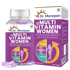 Deals, Discounts & Offers on  - DR. MOREPEN Multivitamins For Women With Calcium & Herbal Extracts | Vitamin-D, Biotin, Iron, Copper, Iodine, Magnesium, Zinc, Green Tea, Pomegranate | Energy & Immunity Booster Supplement - 60 Veg Tablets