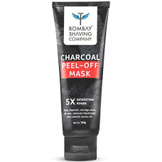Deals, Discounts & Offers on  - Bombay Shaving Company Activated Charcoal Peel Off Mask With 5X Detoxifying Power, Fights Pollution And De-Tans Skin For Men And Women, 100G (Pack Of 1)