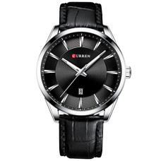 Deals, Discounts & Offers on Men - CURREN Luxury Casual Stainless Steel Watches Japan Movement Waterproof Business Quartz Wristwatches,Silver Blue Color