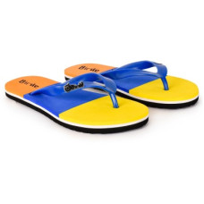 Deals and Offers on Men - BIRDEComfortable Regular Wear Slippers Flip Flop For Men Flip Flops(Yellow, Blue 8) Deals, Discounts & Offers on Men - BIRDEComfortable Regular Wear Slippers Flip Flop For Men Flip Flops(Yellow, Blue 8)