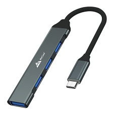 Deals, Discounts & Offers on  - Wecool 4-in 1 USB Hub (Type C to 4 USB-A Ports) with Fast Data Transfer, USB C Hub with USB 2.0 and 3.0 Ports, Compatible with Laptops, Pc, MacBook and Smartphones Type C Devices