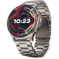 Deals, Discounts & Offers on  - Boult CrownR Pro 1.43''HD AMOLED, BT Calling, Zinc Alloy Frame, IP67, SpO2 Tracking Smartwatch(Silver Strap, Free Size)