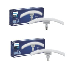 Deals and Offers on - PHILIPS 18 Watts Stellar Bright Curvy LED T-Bulb Base B22,Crystal White (Pack of 2) Deals, Discounts & Offers on - PHILIPS 18 Watts Stellar Bright Curvy LED T-Bulb Base B22,Crystal White (Pack of 2)