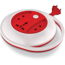 Deals and Offers on - Syska SSK-PW-0302-WR 3 Socket Extension Boards(White, Red, 4 m) Deals, Discounts & Offers on - Syska SSK-PW-0302-WR 3 Socket Extension Boards(White, Red, 4 m)