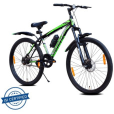Deals, Discounts & Offers on Auto & Sports - LEADER Stark 27.5T MTB Cycle/Bike with Dual Disc Brake and Complete Accessories 27.5 T Mountain Cycle(Single Speed, Black)