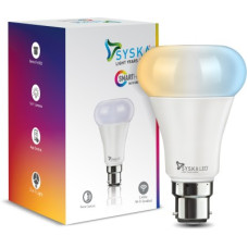 Deals, Discounts & Offers on  - Syska 9W 3-in-1 Color Wi-Fi Smart Bulb (3000K-4000K-6500K) with Voice and App Control Smart Bulb