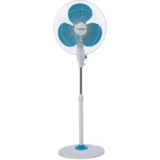 Deals, Discounts & Offers on Home Appliances - [Use Paytm Wallet] Sansui Chetak Speed 400 mm 3 Blade Pedestal Fan(Blue and White, Pack of 1)