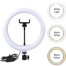 Deals and Offers on Mobile Accessories - Flipkart SmartBuy 10 inch LED Selfie Ring Light with Mobile Holder Deals, Discounts & Offers on Mobile Accessories - Flipkart SmartBuy 10 inch LED Selfie Ring Light with Mobile Holder