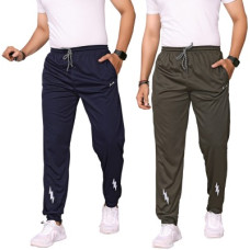 Deals and Offers on - AnandPack of 2 Men Graphic Print Dark Blue, Blue Track Pants Deals, Discounts & Offers on - AnandPack of 2 Men Graphic Print Dark Blue, Blue Track Pants