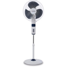Deals, Discounts & Offers on Home Appliances - [Use Paytm Wallet] Sansui Chetak High Speed 400 mm 3 Blade Pedestal Fan(Blue and White, Pack of 1)