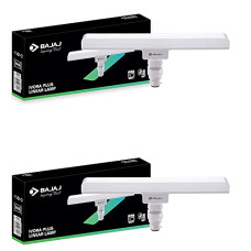 Deals and Offers on - Bajaj Ivora Plus Linear LED Lamp 18W Cool Day Light B22D (Pack of 2, White), Medium (830429-Pk2) Deals, Discounts & Offers on - Bajaj Ivora Plus Linear LED Lamp 18W Cool Day Light B22D (Pack of 2, White), Medium (830429-Pk2)