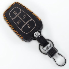 Deals, Discounts & Offers on  - KBS Leather Smart Car Key Cover Case with Metal Hook Keychain Compatible