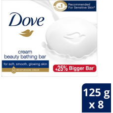 Deals and Offers on - DOVE CREAM BEAUTY BATHING BAR PACK OF 8(8 x 125 g) Deals, Discounts & Offers on - DOVE CREAM BEAUTY BATHING BAR PACK OF 8(8 x 125 g)