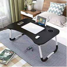 Deals and Offers on Vegetables & Fruits - GOHIL ENTERPRISE Multipurpose Foldable with Cup Holder, Study , Bed Wood Portable Laptop Table(Finish Color - Black, Pre Assembled) Deals, Discounts & Offers on Vegetables & Fruits - GOHIL ENTERPRISE Multipurpose Foldable with Cup Holder, Study , Bed Wood Portable Laptop Table(Finish Color - Black, Pre Assembled)