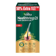 Deals, Discounts & Offers on Beauty Care - Dabur Vatika Neelibhringa 21 Hair Growth Oil - (50ml+25ml Extra Free) | New Hair Growth In 2 Months, Clinically Proven