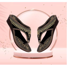 Deals and Offers on Women - Shopping StarWomen Black, Multicolor Flats Sandal Deals, Discounts & Offers on Women - Shopping StarWomen Black, Multicolor Flats Sandal