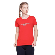 Deals and Offers on Women - AM SWAN Cotton Fit Printed Half Sleeve Tshirts Deals, Discounts & Offers on Women - AM SWAN Cotton Fit Printed Half Sleeve Tshirts