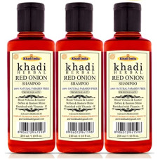 Deals and Offers on Beauty Care - Khaddi Herbal 100% Pure & Natural Red Onion Shampoo l For Hair Growth & Control Hair Losses 630Ml (Pack Of 3) Deals, Discounts & Offers on Beauty Care - Khaddi Herbal 100% Pure & Natural Red Onion Shampoo l For Hair Growth & Control Hair Losses 630Ml (Pack Of 3)