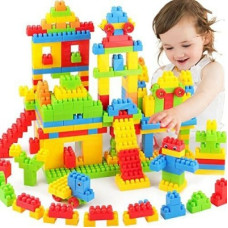 Deals and Offers on - ARIZON 50+ Pcs Building Blocks Toy Set Creative Learning Educational Block Toys(Multicolor) Deals, Discounts & Offers on - ARIZON 50+ Pcs Building Blocks Toy Set Creative Learning Educational Block Toys(Multicolor)