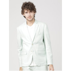 Deals and Offers on - HIGHLANDERMen Solid Single Breasted Casual Blazer(Blue) Deals, Discounts & Offers on - HIGHLANDERMen Solid Single Breasted Casual Blazer(Blue)