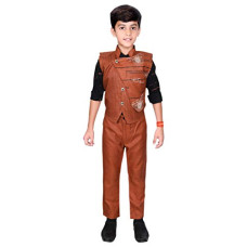 Deals and Offers on - AHHAAAA Kids Ethnic Cotton Blend Waistcoat Shirt and Pant Deals, Discounts & Offers on - AHHAAAA Kids Ethnic Cotton Blend Waistcoat Shirt and Pant