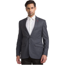 Deals and Offers on - RaymondMen Checkered Single Breasted Formal Blazer(Grey) Deals, Discounts & Offers on - RaymondMen Checkered Single Breasted Formal Blazer(Grey)