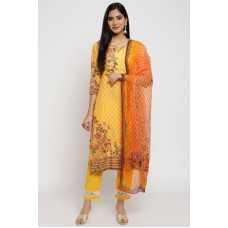 Deals and Offers on - BIBAFloral Print Kurta, Salwar & Dupatta Set Deals, Discounts & Offers on - BIBAFloral Print Kurta, Salwar & Dupatta Set