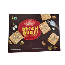 Deals and Offers on - Haldiram's Besan Burfi 400g, Indian Sweets Diwali Gift Pack, Traditional Indian Sweet Made with Nuts & Gram Pulse Flour Deals, Discounts & Offers on - Haldiram's Besan Burfi 400g, Indian Sweets Diwali Gift Pack, Traditional Indian Sweet Made with Nuts & Gram Pulse Flour