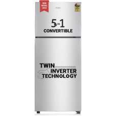 Deals and Offers on Home Appliances - Haier 240 L Frost Free Double Door 3 Star Convertible Refrigerator(Moon Silver, HEF-253GS-P) Deals, Discounts & Offers on Home Appliances - Haier 240 L Frost Free Double Door 3 Star Convertible Refrigerator(Moon Silver, HEF-253GS-P)