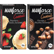 Deals and Offers on Sexual Welness - MANFORCE Cocktail Combo Pack (Hazelnut & Chocolate and Strawberry & Vanilla) Condom(Set of 2, 20 Sheets) Deals, Discounts & Offers on Sexual Welness - MANFORCE Cocktail Combo Pack (Hazelnut & Chocolate and Strawberry & Vanilla) Condom(Set of 2, 20 Sheets)