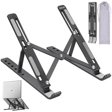Deals and Offers on Laptop Accessories - Tukzer (Imported) Foldable Laptop Stand Riser Deals, Discounts & Offers on Laptop Accessories - Tukzer (Imported) Foldable Laptop Stand Riser