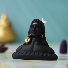Deals and Offers on - eCraftIndia Handcrafted Polyresin Black Adiyogi Lord Shiva Statue Murti Deals, Discounts & Offers on - eCraftIndia Handcrafted Polyresin Black Adiyogi Lord Shiva Statue Murti