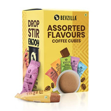 Deals and Offers on - Bevzilla 10 Instant Coffee Cubes Pack with Organic Date Palm Jaggery, 5 Flavours, 100% Arabica Coffee, Vegan, Zero Refined Sugar, Real Ingredients, No Preservatives, Best Coffee (Assorted) Deals, Discounts & Offers on - Bevzilla 10 Instant Coffee Cubes Pack with Organic Date Palm Jaggery, 5 Flavours, 100% Arabica Coffee, Vegan, Zero Refined Sugar, Real Ingredients, No Preservatives, Best Coffee (Assorted)