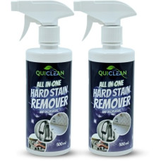 Deals and Offers on - QUICLEAN All in One Hard Stain Remover Pack of 2 | Kitchen Cleaner,Tile Cleaner(1 L) Deals, Discounts & Offers on - QUICLEAN All in One Hard Stain Remover Pack of 2 | Kitchen Cleaner,Tile Cleaner(1 L)