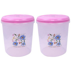 Deals and Offers on - Kuber Industries Plastic 2 Pieces Multipurpose Storage Container Box 5000ml (Pink) -CTLTC10984 Deals, Discounts & Offers on - Kuber Industries Plastic 2 Pieces Multipurpose Storage Container Box 5000ml (Pink) -CTLTC10984