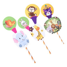 Deals, Discounts & Offers on  - Kuber Industries Cupcake Toppers 7 Pieces | DT-2099 | Multicolor