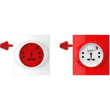 Deals, Discounts & Offers on  - Goldmedal G-Smart 3 Pin 4m 3 Socket Extension Boards(White, Red, 4 m)