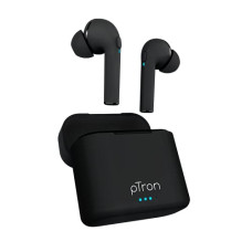 Deals, Discounts & Offers on Headphones - PTron Bassbuds Vista in Ear True Wireless Bluetooth 5.1 Earbuds with Deep Bass, IPX4 Sweat Resistant, Passive Noise Cancelation, Up to 12Hrs Battery, Voice Assistance with Mic (Black)