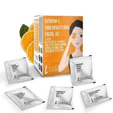 Deals and Offers on Beauty Care - Luster Cosmetics Vitamin C Facial Kit | Control Blemishes | Made With Lemon & Licorice Extracts | Single Use Mini Facial Kit | For Skin Brightening | For Women & Men | Paraben Free - 45g Deals, Discounts & Offers on Beauty Care - Luster Cosmetics Vitamin C Facial Kit | Control Blemishes | Made With Lemon & Licorice Extracts | Single Use Mini Facial Kit | For Skin Brightening | For Women & Men | Paraben Free - 45g